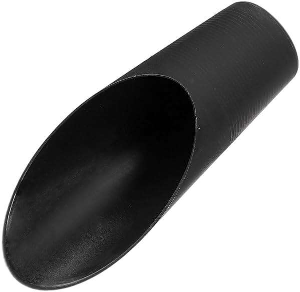 HARFINGTON Bonsai Soil Scoop 6.3" x 1.8" Plastic Colorful Mini Garden Shovel Cultivation Digging Transplanting Tools for Plant Flower Succulent Coffee Beans, Black - Image 3