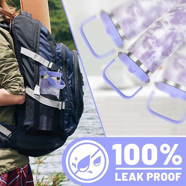 Zukro 50 OZ Tumbler With Flip Straw |Triple-Wall Vacuum Insulated Water Jug With Top Handle For Gym Sports Outdoors |Large Leak Proof Stainless Steel Water Bottle, Fit in Cupholder |Cold 34 Hours - Image 8