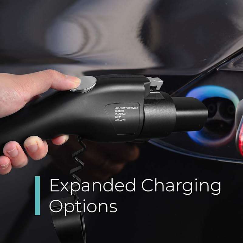 Lectron J1772 to Tesla Adapter 80 Amp (240V) - EV Charging Adapter Compatible with Tesla Model S/3/X/Y/Cybertruck and All Electric Vehicles in the NACS Alliance (Black) - Image 3