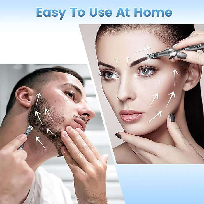 Microneedle Derma Roller Pen for Home Use - Microneedle Skin Care Tool for Men Women Home Use - Image 5
