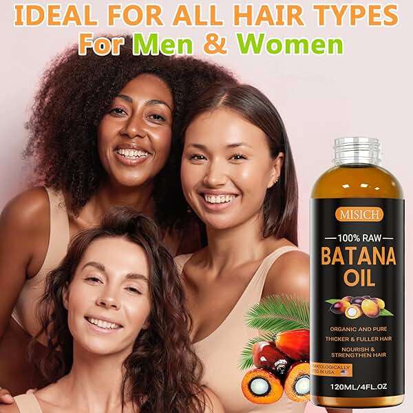 MISICH Raw Batana Oil, 100% Natural Organic Hair Growth Oil for Men & Women, Sourced from Honduras, Pure, Unrefined, Enhances Thickness, Prevent Hair Loss 4 Oz - Image 8