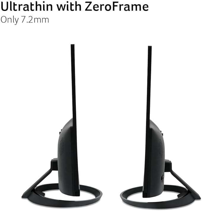 Acer R240Y G0bi 23.8" IPS Full HD (1920 x 1080) Ultra-Thin Gaming Office Monitor | Adaptive-Sync Support (FreeSync Compatible) | Up to 120Hz Refresh | 1ms (VRB) | 99% sRGB | Tilt | HDMI & VGA Ports - Image 8