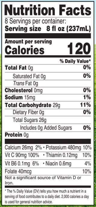 Langers 100% Orange Juice, 64 Fl Oz (Pack of 8) - Image 2