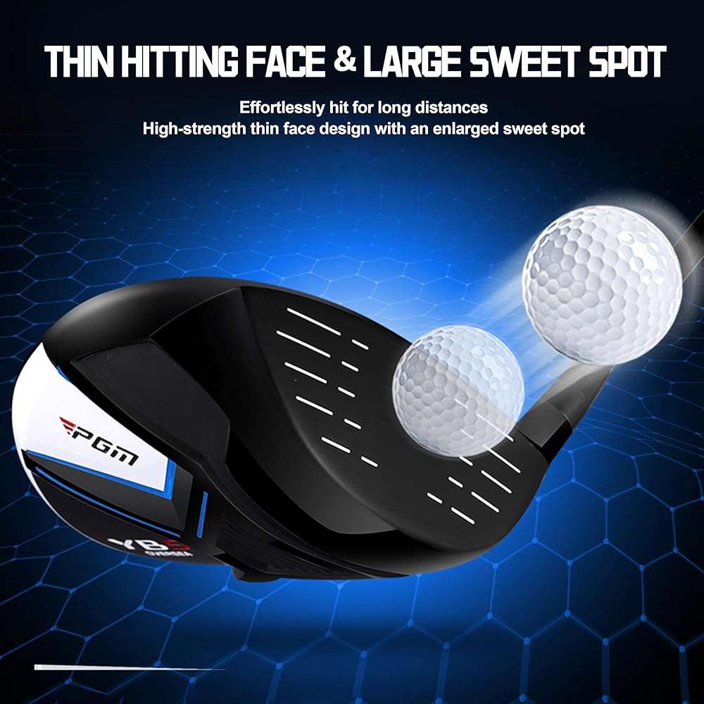 PGM 12/15 Pieces Men's Complete Golf Club Set with Driver, Fairway, Hybrid, Irons, Putter, Stand Bag & Headcovers - Right Handed - Ideal for Beginners (Standard/Tall Sizes) - Image 3