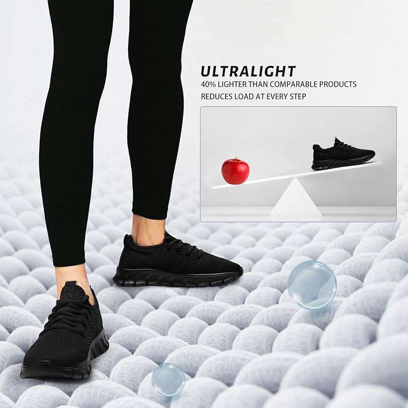 GDEKLO Womens Shoes Running Sneakers Tennis Non Slip Walking Gym Workout Athletic Comfortable Fashion saport Casual Shoe - Image 5