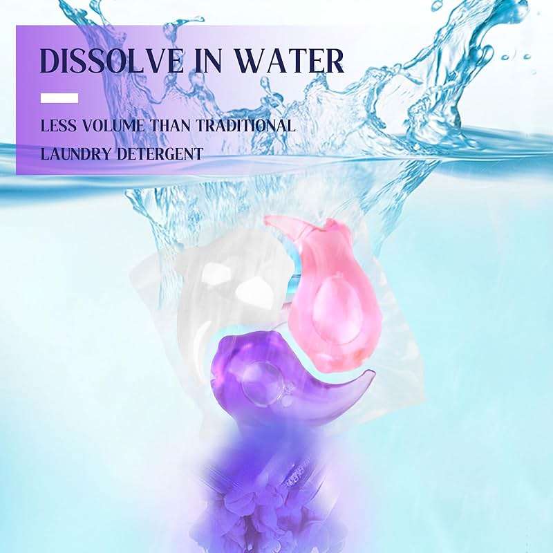 YUCO Pods Laundry Detergent Hypoallergenic, 3IN1 Super Cleaning Power, Microcapsule Fragrance Retention Technology (Floral Scent,1 Box of 32 Pod,Net 15g/pod,Net 480g) - Image 5