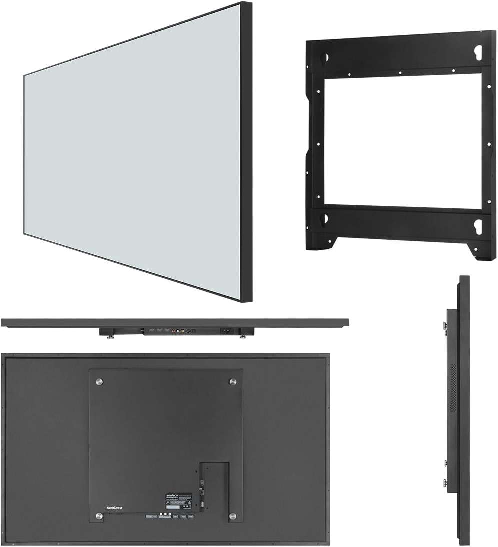 Soulaca 43 inches Large 4K Waterproof Smart Mirror TV for Bathroom & SPA, IPX6 Goo-gle TV, Wi-Fi, Bluetooth, DTV Tuner, Vanishing Display - Image 4