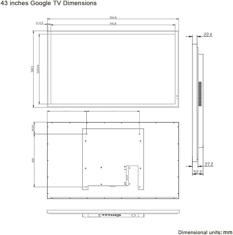 Soulaca 43 inches Large Smart TV Mirror 4K Screen Vanishing IPX6 Waterproof for Bathroom SPA Goo-Gle System WiFi Bluetooth DTV Hotel Advertising Indoor New - Image 5
