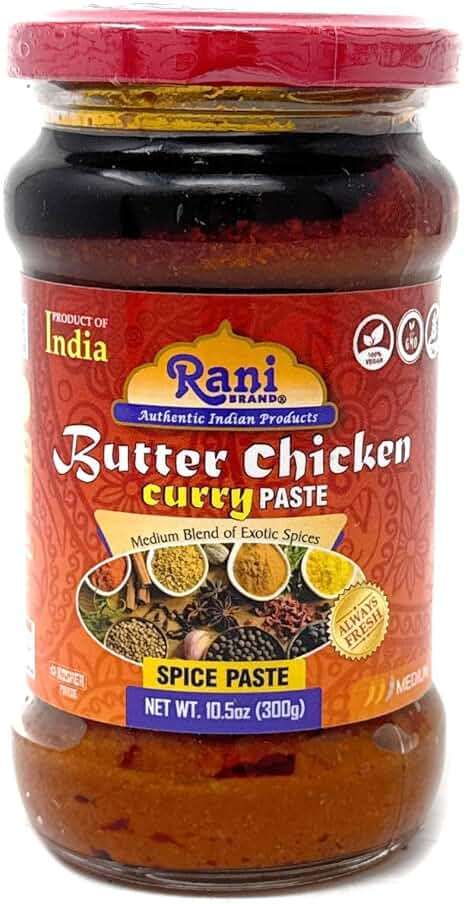 Rani Butter Chicken Curry Paste 10.5oz (300g) Glass Jar ~ Easy to Use | Vegan | No Colors | All Natural | NON-GMO | Gluten Free | Indian Origin - Image 1