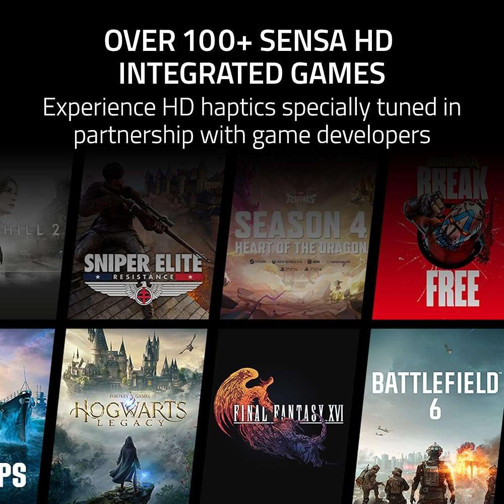 Razer Kraken V4 Pro Wireless Gaming Headset: OLED Control Hub - HD Haptics - 2.4GHz Wireless - Bluetooth - USB - 3.5 mm - Super Wideband Mic - For PC, Mac, PS5, Nintendo Switch, Steam Deck, Smartphone - Image 3