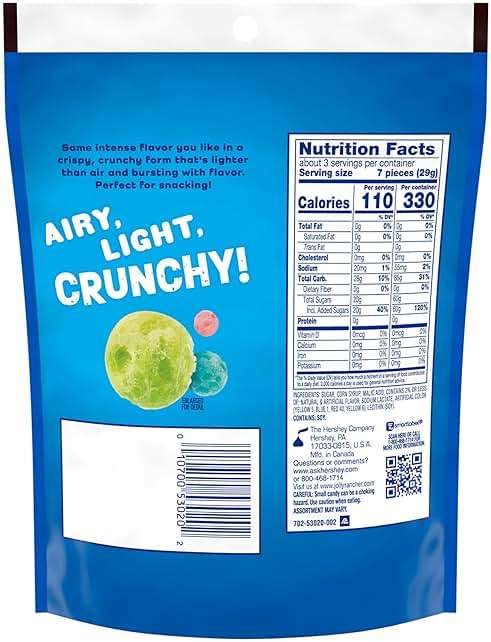 JOLLY RANCHER Freeze Dried Original Fruit Flavored Candy Bag, 3.1 oz - Image 2