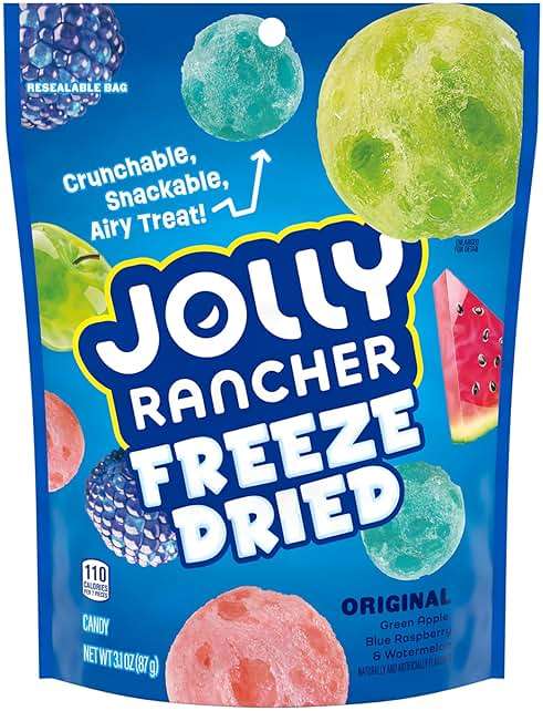 JOLLY RANCHER Freeze Dried Original Fruit Flavored Candy Bag, 3.1 oz - Image 3