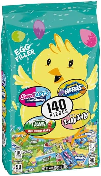 SweeTARTS Easter Chick Mix, Mixed Candy Bag, 56oz (140 Count) - Product Image