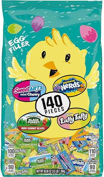 SweeTARTS Easter Chick Mix, Mixed Candy Bag, 56oz (140 Count) - Image 3