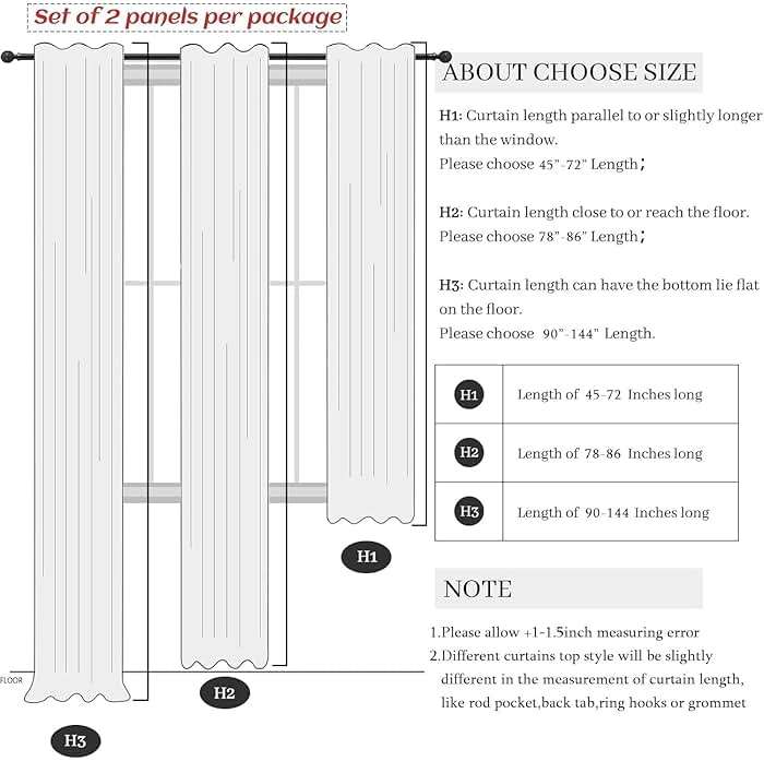 100% Blackout Curtains 84 Inch Length 2 Panels Set Neutral Boho Linen Farmhouse for Bedroom Windows Living Room Darkening Thermal Insulated Drapes Natural Cream Ivory 7ft Long Back Tab Pleated Pocket - Image 9