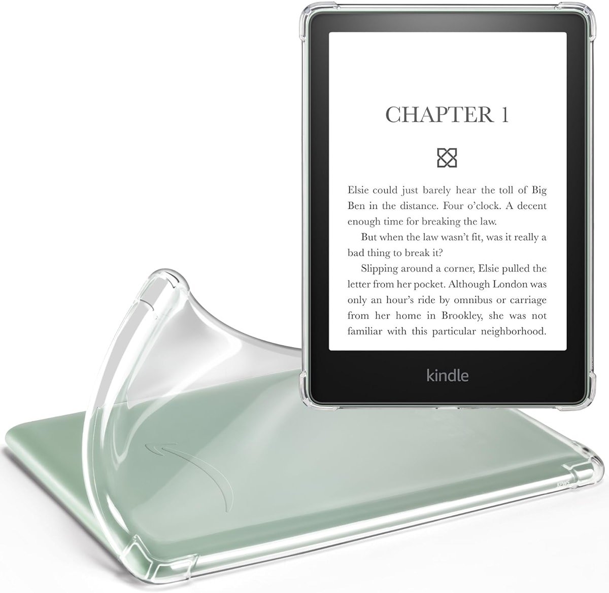 iDLEHANDS Clear Case for 6" Kindle 2024 and 2022 (11 Generation) - Ultra-Slim Soft TPU Transparent Cover, Lightweight & Durable Protection, Clear - Product Image