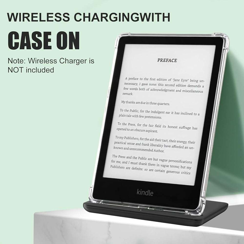 iDLEHANDS Clear Case for 6" Kindle 2024 and 2022 (11 Generation) - Ultra-Slim Soft TPU Transparent Cover, Lightweight & Durable Protection, Clear - Image 5