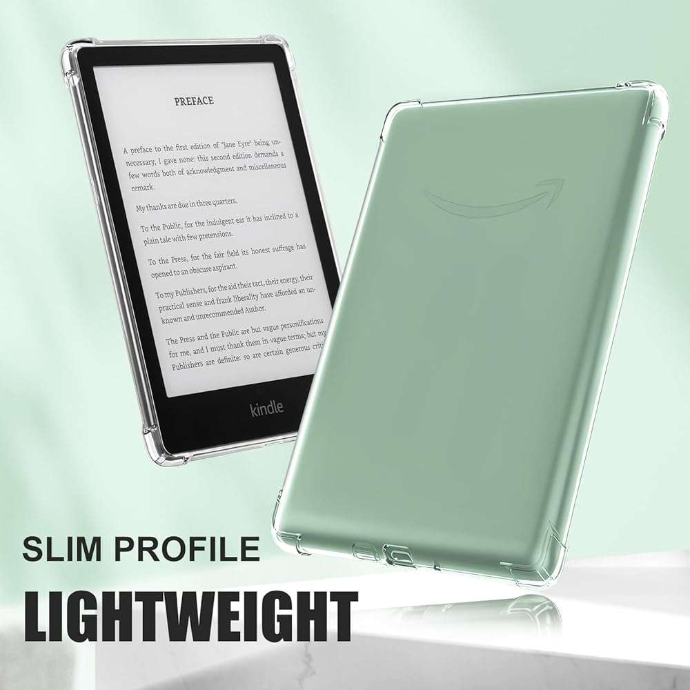 iDLEHANDS Clear Case for 6" Kindle 2024 and 2022 (11 Generation) - Ultra-Slim Soft TPU Transparent Cover, Lightweight & Durable Protection, Clear - Image 6