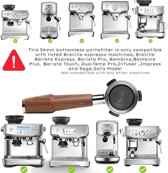 KNODOS Breville Espresso Machine Accessories Kit 54mm Tamper Set Includes Bottomless Portafilter, Distribution Tool, Calibrated Tamper, Tamping Station and WDT - Image 5