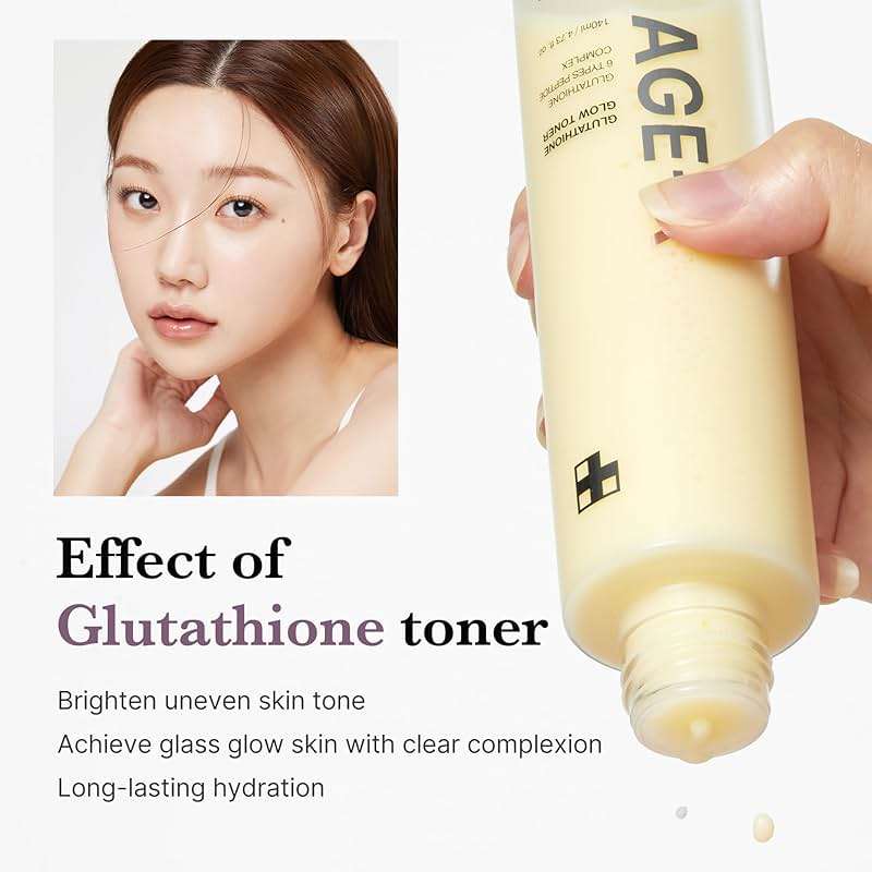 medicube Age-R Glutathione Glow Milky Toner, Low-Irritation Double Layer Toner for Glass Glow Skin with Peptide, Even Skin Tone, Radiance, Hydration, Korean Skincare - Image 4
