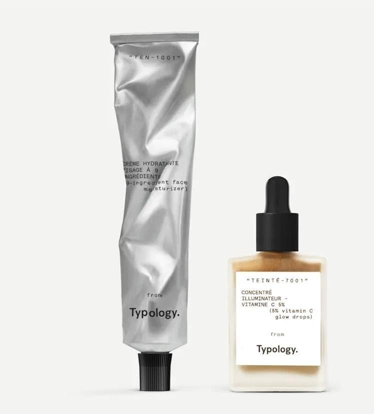 Typology Instant Radiance Duo - Glow Drops & 9-Ingredient Moisturizer + Complimentary Sheet Masque - Product Image