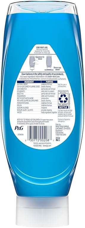 Dawn Ultra EZ-Squeeze Dish Soap, Dishwashing Liquid, Original, 3x22oz - Image 10