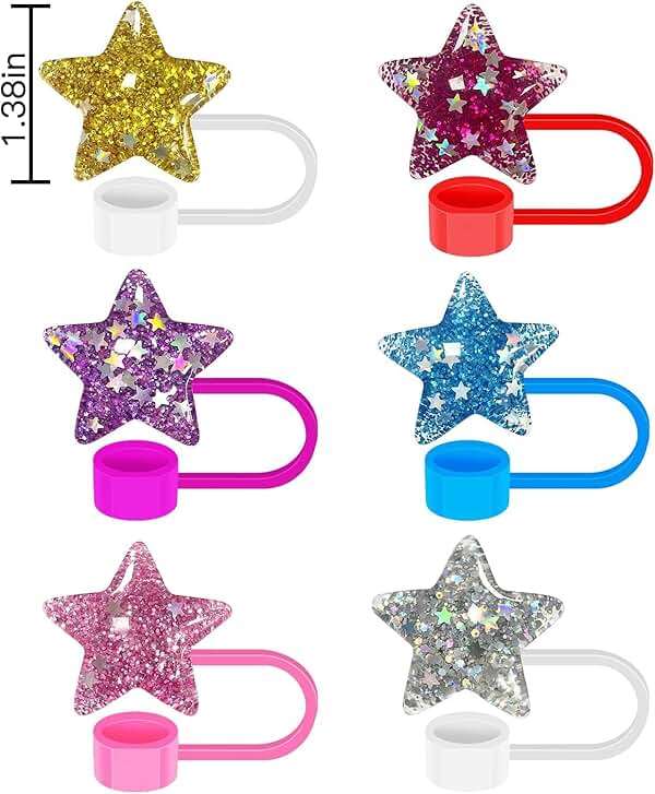 Blue Star Silicone Straw Cover for Stanley 40&30 Oz Cup - 10mm Straw Covers Cap for Stanley Cup Accessories - Image 3