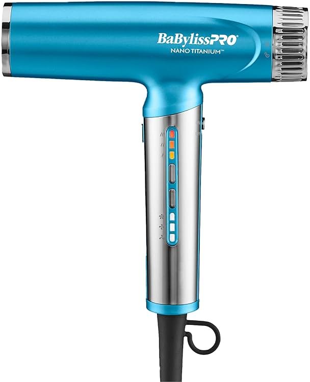 BaBylissPRO Nano Titanium Professional Nano Light Ionic Dual-Voltage Lightweight Hair Dryer - Product Image