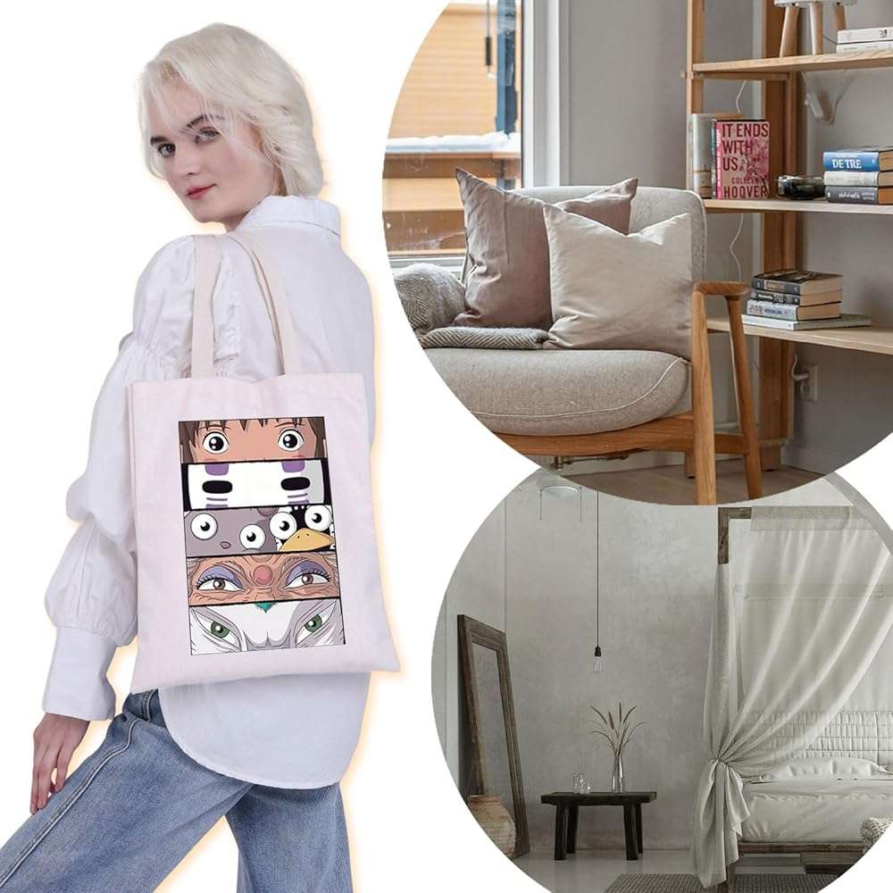 VAMSII Anime Inspired Tote Bag Anime Lover Gift S Away Fans Gift(Sp A tote) - Image 3