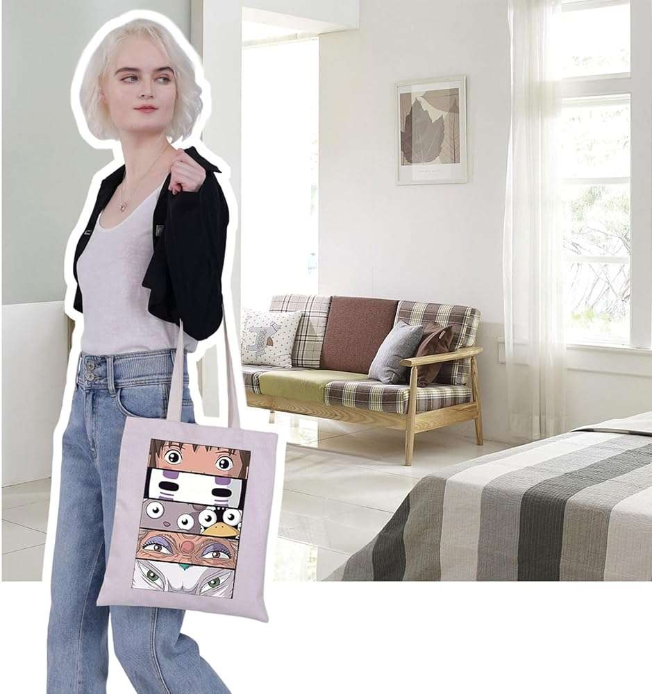 VAMSII Anime Inspired Tote Bag Anime Lover Gift S Away Fans Gift(Sp A tote) - Image 5
