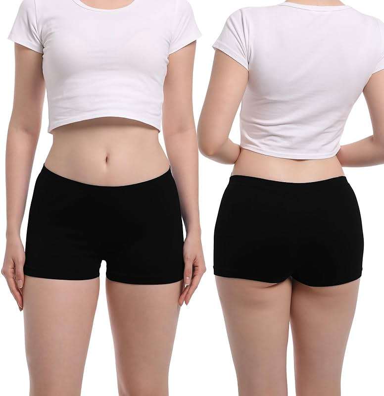 Seamless Boyshort Underwear For Women Nylon Spandex Boyshorts Panties Soft Stretch Boy Shorts Underwear MultiPack - Image 2