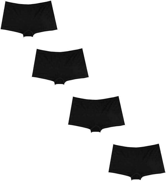 Seamless Boyshort Underwear For Women Nylon Spandex Boyshorts Panties Soft Stretch Boy Shorts Underwear MultiPack - Image 6