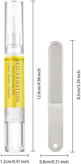 Brother Cosmetics Nail Growth Oil,Rejuvenation Nail Growth Oil,Nail Growth Serum,Cuticle Oil Pen,Instant Nail Repair Nail Oil for Growth and Strength (2PCS) - Image 8