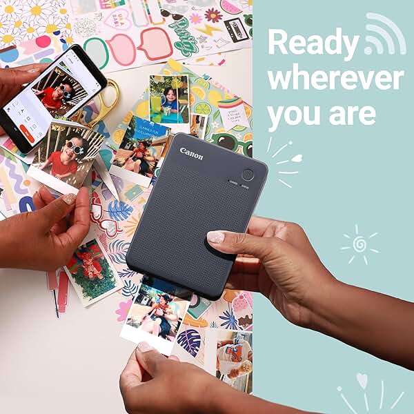 Canon SELPHY QX20 Compact Photo Printer Dark Gray - Image 2