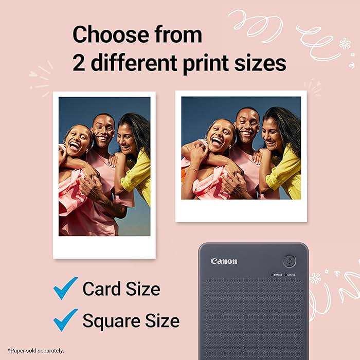 Canon SELPHY QX20 Compact Photo Printer Dark Gray - Image 5