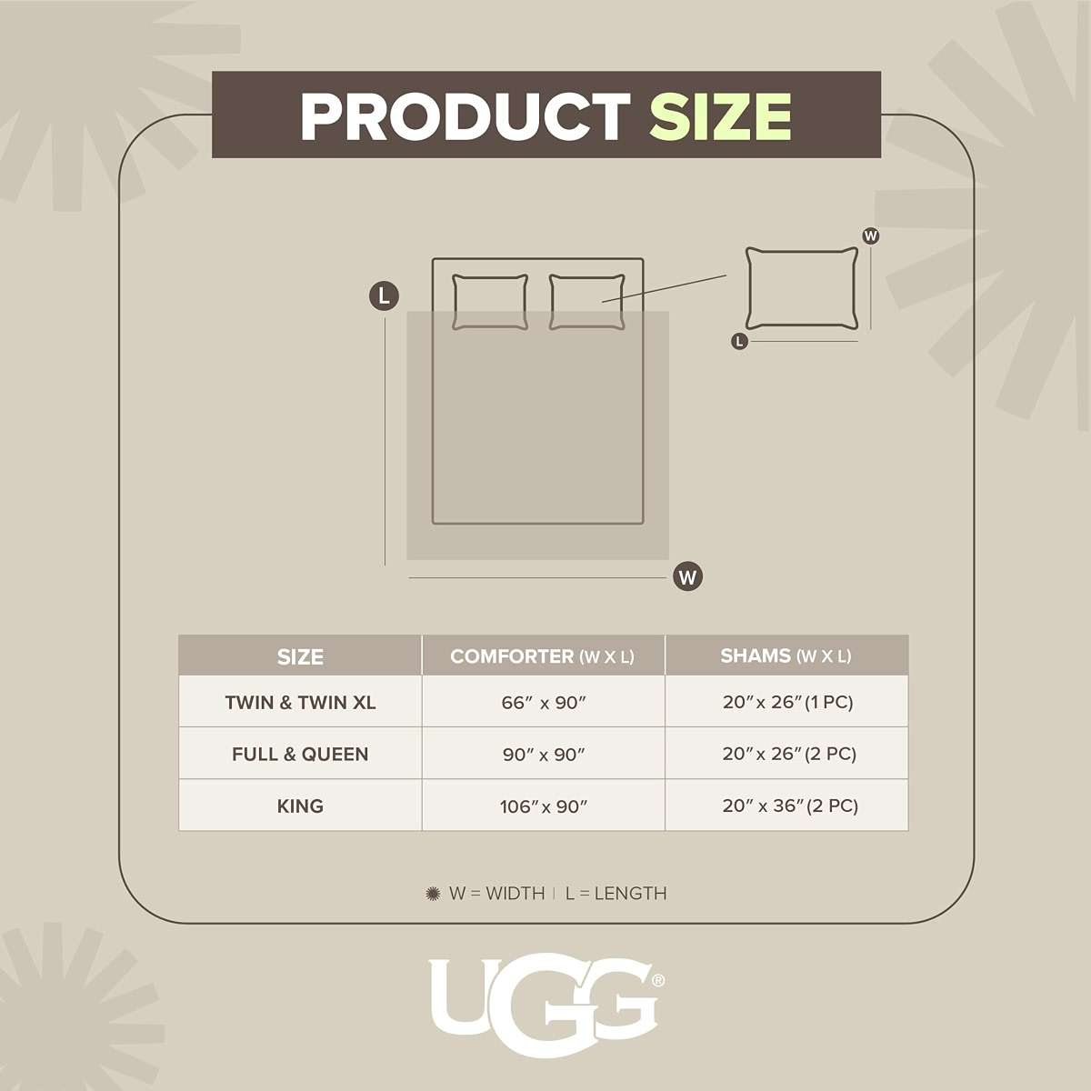 UGG Textured Queen Comforter Set - 3 Piece Striped Reversible Queen Bedding Set with Pillow Shams, Stylish Soft & Luxurious White Bed Set for Home & Bedroom (Full/Queen) - Image 3
