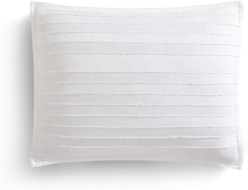 UGG Textured Queen Comforter Set - 3 Piece Striped Reversible Queen Bedding Set with Pillow Shams, Stylish Soft & Luxurious White Bed Set for Home & Bedroom (Full/Queen) - Image 6