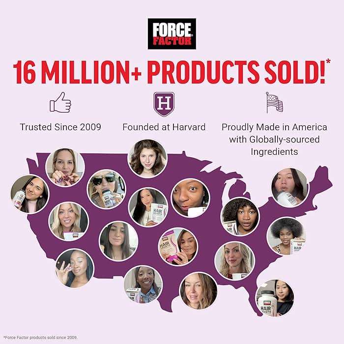 Force Factor Hair Growth Accelerator Soft Chews, Hair Growth Vitamins for Women and Men with Clinically Studied Lustriva and Biotin, Promotes Thicker, Fuller, Stronger Hair, Mixed Berry, 60 Soft Chews - Image 8