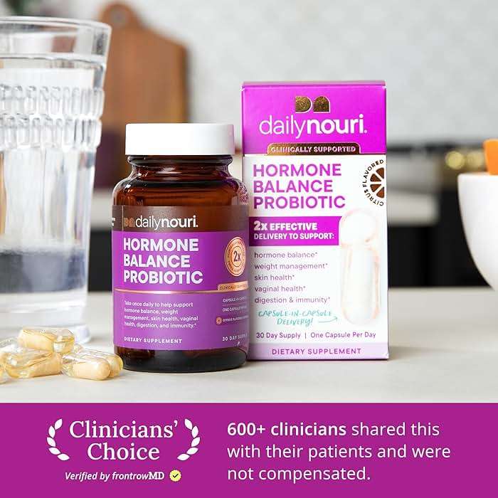 Daily Nouri Hormone Balance Probiotics for Women | Supports Healthy Estrogen Metabolism, Hormone & Cycle Health | Gut-Estrogen/Estrobolome Support | 7 Clinically Studied Strains + Plant-Based Omega - Image 2