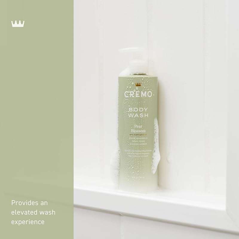 Cremo Pear Blossom Skin Moisturizing Body Wash for Women, Notes of Delicate Petals of Pear Blossoms, 16 Fl Oz - Image 3