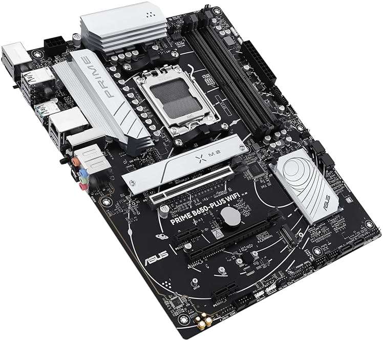 ASUS Prime B650-PLUS WiFi AMD B650 AM5 Ryzen™ Desktop 9000 8000 & 7000 ATX Motherboard, DDR5, PCIe 5.0 M.2, 2.5Gb LAN, WiFi 6E, HDMI™, SATA 6 Gbps, USB Type-C®, BIOS Flashback™, Thunderbolt™ 4 Header - Image 5