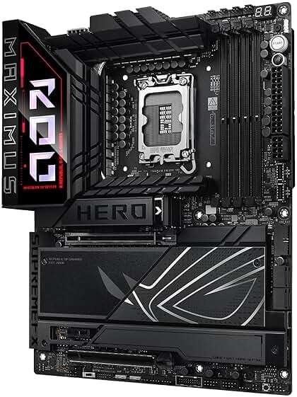 ASUS ROG Maximus Z890 Hero Intel® Z890 LGA 1851 ATX Motherboard, Advanced AI PC-Ready, 22+2+1+2 Stages, DDR5, WiFi 7, 3X PCIe® 5.0 M.2, Thunderbolt™ 4, USB Type-C®, AI Overclocking/Cooling/Networking - Image 12