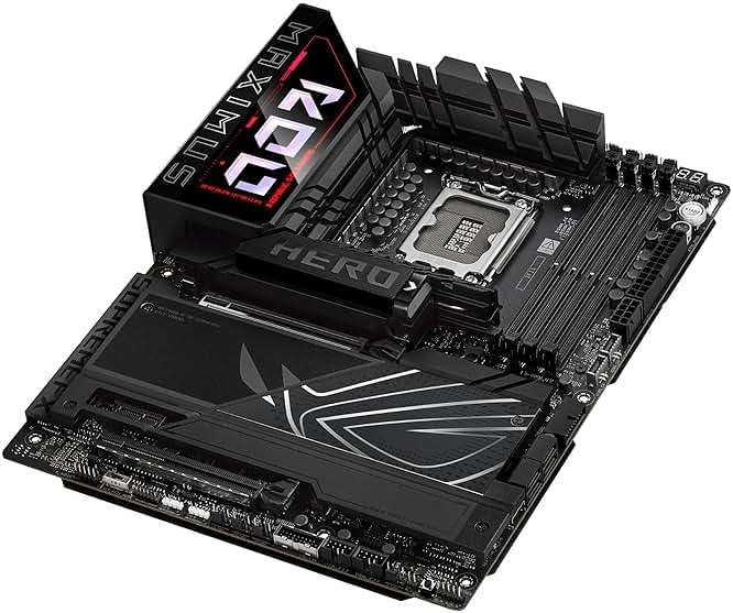 ASUS ROG Maximus Z890 Hero Intel® Z890 LGA 1851 ATX Motherboard, Advanced AI PC-Ready, 22+2+1+2 Stages, DDR5, WiFi 7, 3X PCIe® 5.0 M.2, Thunderbolt™ 4, USB Type-C®, AI Overclocking/Cooling/Networking - Image 10