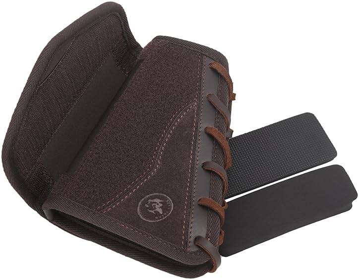Genuine Leather Cheek Rest Pad Buttstock for Rifle Shotgun, Gun Stock with Shell Holder .308 .40-65 .45-70 Cartridge Pouch - Image 4