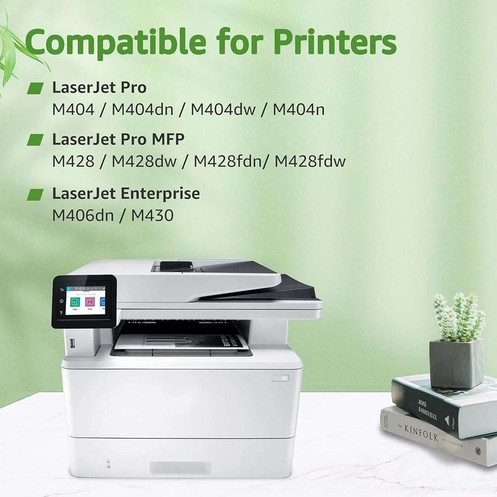 GREENSKY Compatible 58X Toner Cartridge Black (with Chip) Replacement for HP 58X CF258X 58A CF258A Toner Cartridge High Yield for LaserJet Pro MFP M428fdw M404n M428fdn M404dn Printer (2 Black) - Image 2