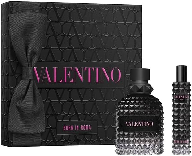 Valentino Born in Roma Uomo EDT Gift Set (Eau de Toilette Spray 1.7 fl. oz + Travel Spray 0.5 fl. oz) - Product Image