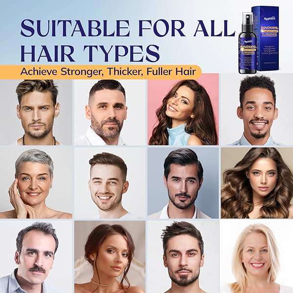 5% Minoxidil Hair Growth for Men and Women: Extra Strength Minoxidil Hair Loss Treatment Serum with Rosemary for Faster Stronger Thicker Hair Growth 60ML - Image 8
