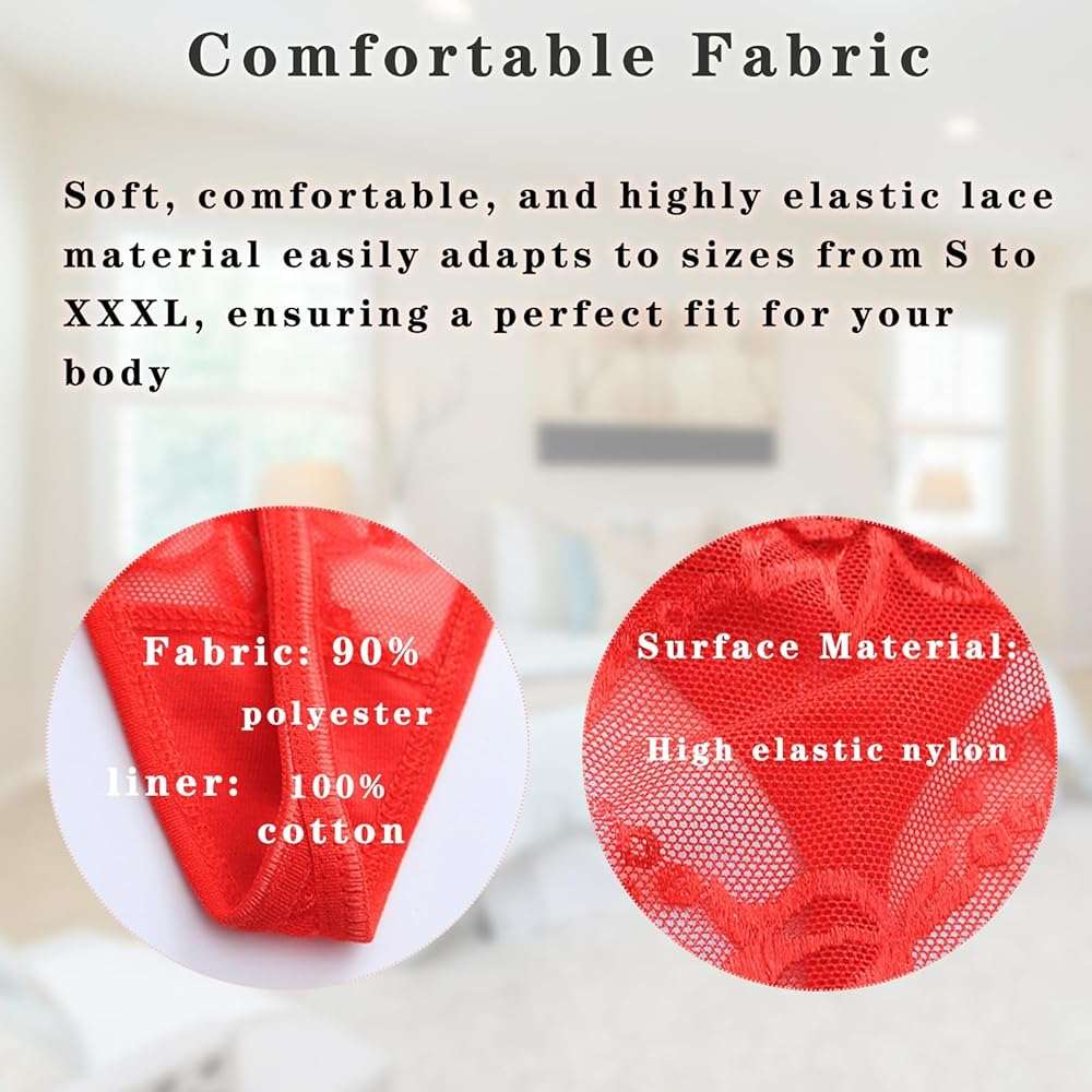Eoribag Women's Personalized Thongs with Funny Rhinestone Letters, Custom Name Underwear Panties for Couples - Image 4