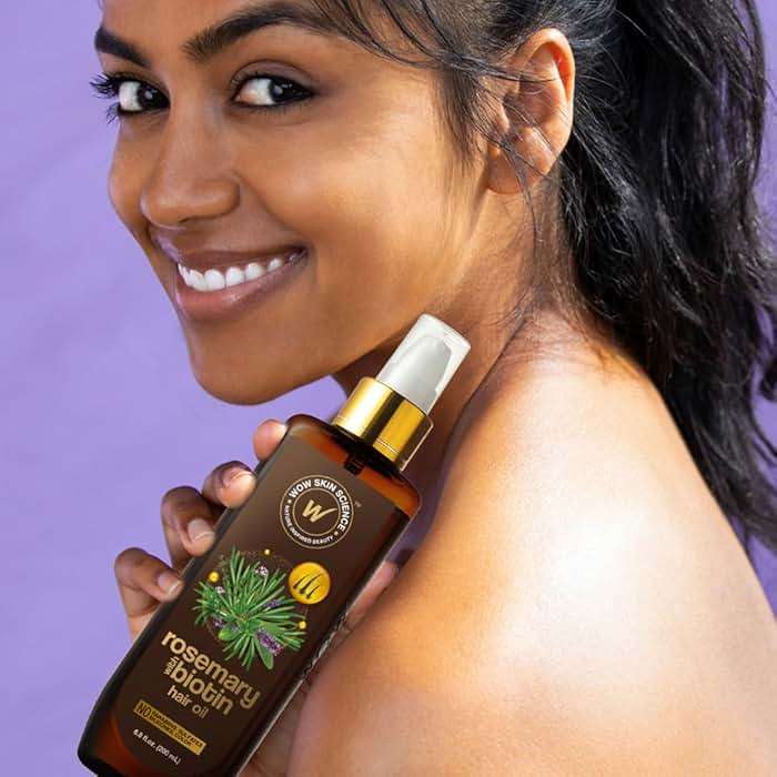 WOW Skin Science Rosemary with Biotin Hair Oil 6.8 oz - Image 7