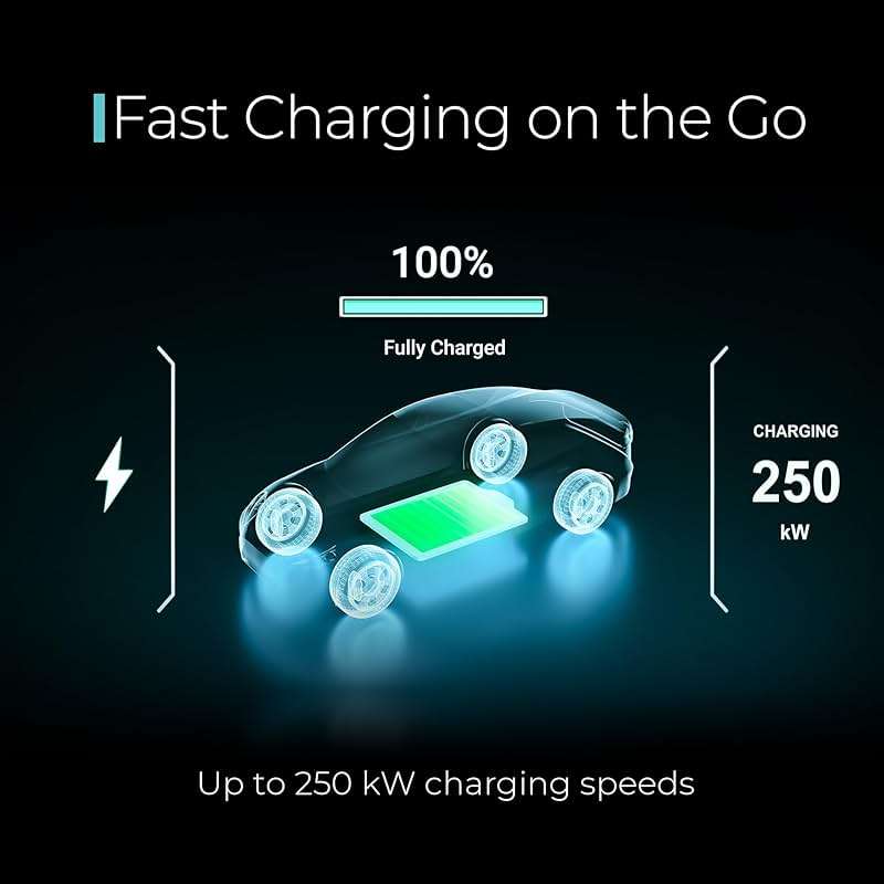 Lectron CCS to Tesla Adapter - 500A, 500V Tesla Charger Adapter - Compatible with All Tesla Models & CCS-Enabled NACS EVs - DC Fast Charging ONLY - NOT Compatible with Cybertruck (Black) - Image 3